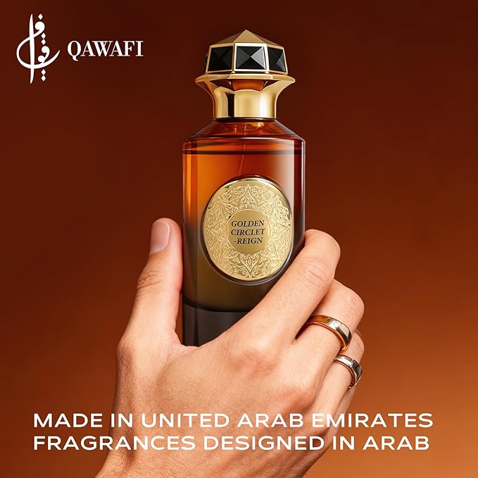 Golden Circlet-Reign Long Lasting Perfume For Men –Leather, Spicy Wood, Fresh Air - Enjoy An All-Day Fragrance Experience,Spray 100 Ml | 3.4 Fl. Oz