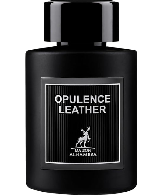 Maison Alhambra,Ámbar y Cuero 100ml Eau de Arabian Parfum Picante y Floral Fragante para Hombres