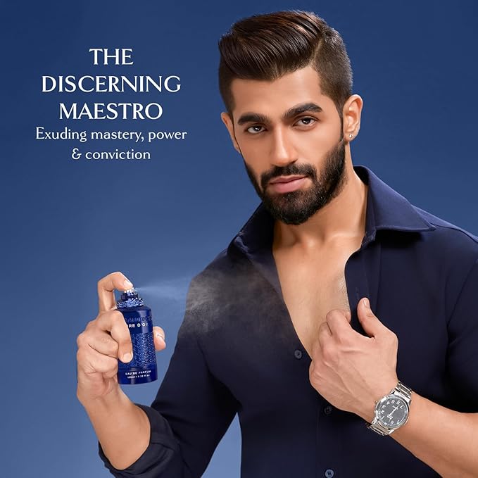 EMBAROUGE AZURE D'OR Men's Eau de Parfum 100 ml | Perfume for Men