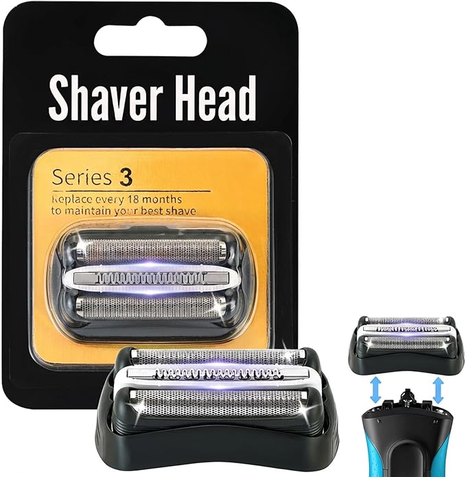 Series 3 32B Replacement Shaver Head, Compatible with S3 Razors 301S, 310S, 320S, 330S, 340S, 360S, 3000S, 3010S, 3020S, 30S, 3040, 350CC, 370CC, 3050CC