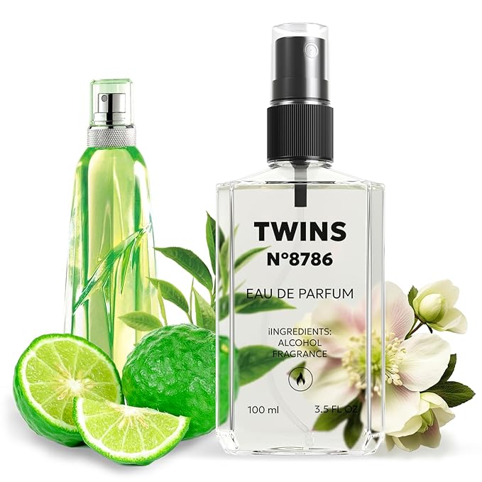 TWINS Impression of T. M. Cologne | Unisex Perfume for Women and Men Eau de Parfum | No.8786 | 3.4 Fl Oz / 100 ml