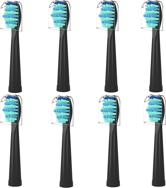 Toothbrush Heads for FairyWill, Replacement Brush Heads for Fairy Will, Electric Toothbrush Replacement Heads for Fairywill FW-507/508/551/515/917/959, FW-D1/D3/D7/D8