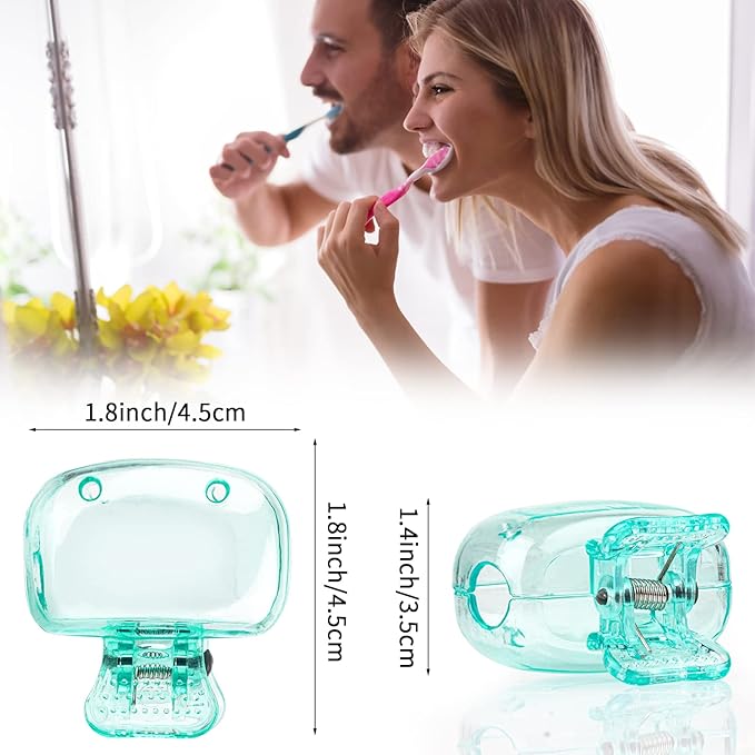 4 Pack Travel Toothbrush Head Covers Toothbrush Protector Cap Brush Pod Case Protective Portable Plastic Clip for Household Travel, School, Bathroom, Camping, Business