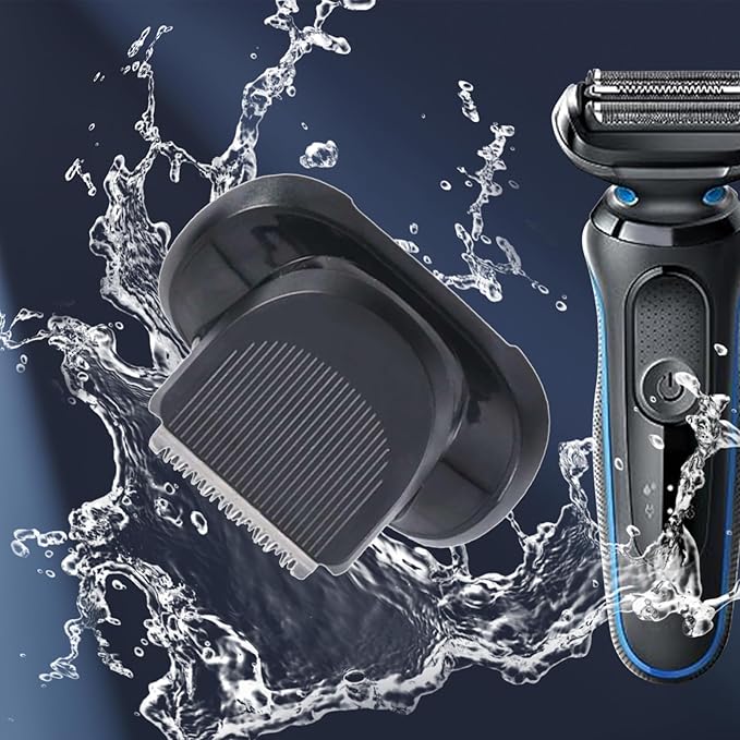 Beard Trimmer Attachment Fit for Br-aun Series 5, 6 and 7 Electric Razors 1/2/3/5/7mm, Replacement Shaver Guide Combs for 5018s, 5020s, 6075cc, 7071cc, 7075cc, 7085cc, 7020s, 5050cs, 6020s, 6072cc