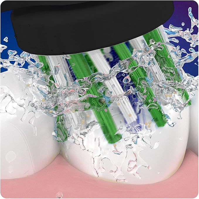 Oral-B Pro Cross Action Black Replacement Brush Heads for Electric Toothbrushes, XXL Pack of 10 Refills