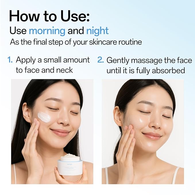 WNP Hyaluronic Acid Moisturizing & Firming Cream -4D Hyaluronic Acid, Aloe Vera,Peptides,Collagen,Ceramides Anti-Aging Face Moisturizer Vegan SkinCare for Fine Lines,Wrinkles Dry Sensitive Skin