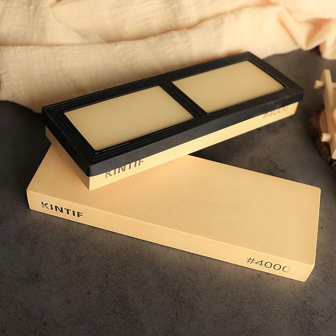 Whetstone Knife Sharpening Stone Cuts fast Splash and go No need to soak Fine Grit #4000 Knife Sharpener…