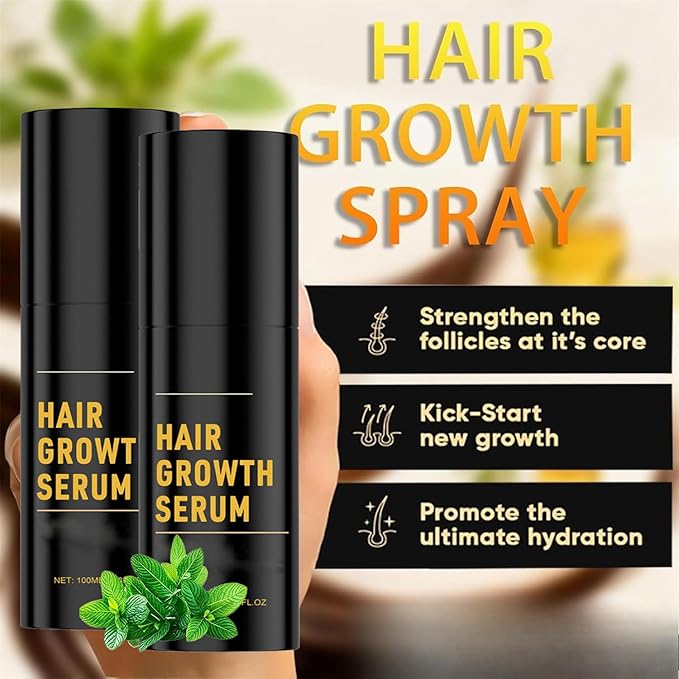 Hair Growth, Hair Growth Spray, Promotes Thicker, Fuller Hair For Women & Men – All Hair Types (2pcs)