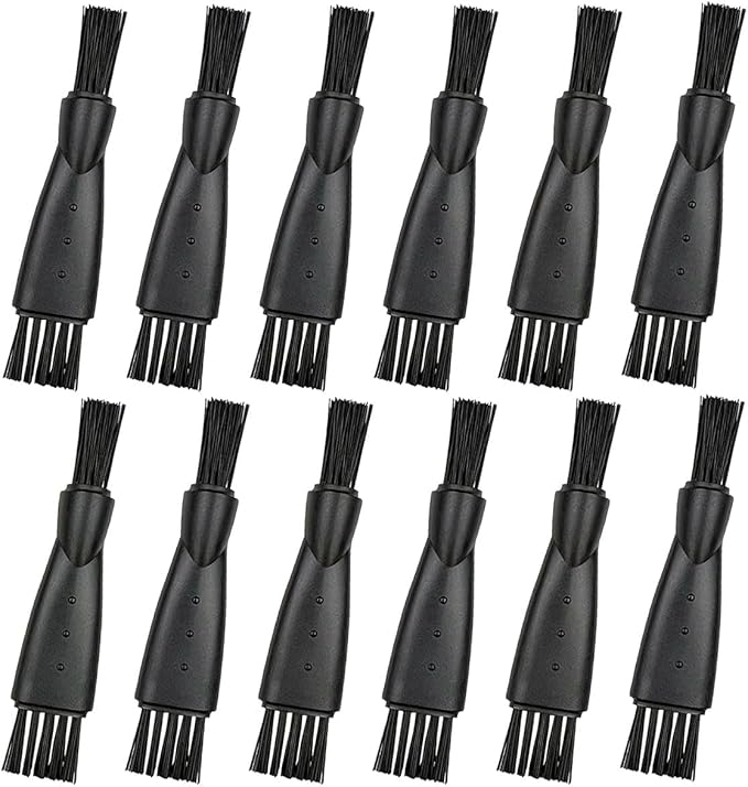 12 Pcs Electric Razor Brush, Shaver Cleaning Brush, Double-Head Shaving Cleaning Brushes, Mini Brush for Cleaning Razor Shaver Trimmer Hair Clipper