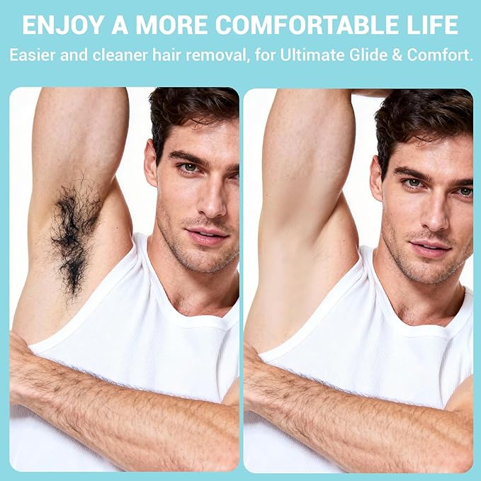 50Pcs Men's Portable shaving Disposable Prep Razors, Individually Package Protection Cover Easy to Carry Stainless Steel Single Blade Professional Dry/Wet for Hotel Gym Summer Travel (BLUE)
