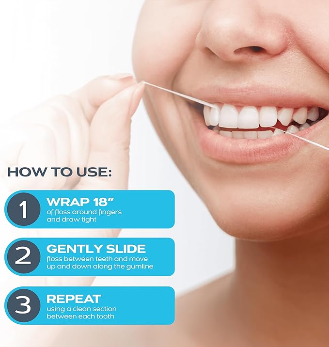 DrTung's Smart Floss - Natural Floss, PTFE & PFAS Free Floss, Gentle on Gums, Expands & Stretches, BPA Free - Natural Dental Floss Cardamom Flavor (Pack of 1)