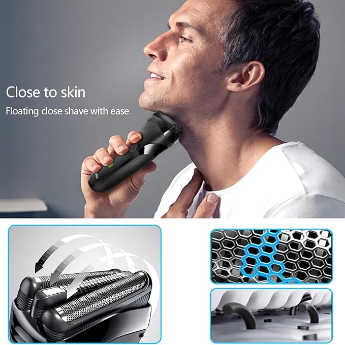 Series 3 32B Replacement Shaver Head, Compatible with S3 Razors 301S, 310S, 320S, 330S, 340S, 360S, 3000S, 3010S, 3020S, 30S, 3040, 350CC, 370CC, 3050CC