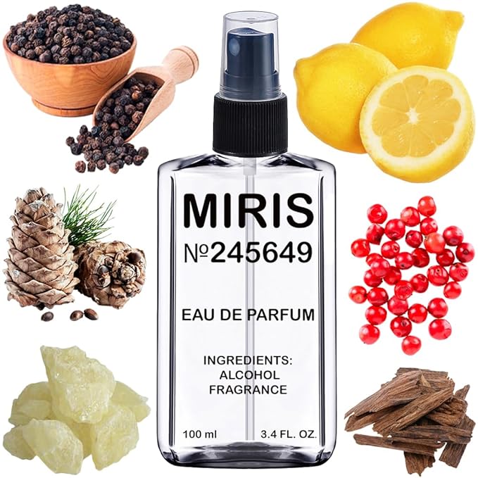 MIRIS No. 245649, Inspired by Intense Pepper, Long-Lasting Unisex Eau de Parfum for Women & Men, Spray 3.4 Fl Oz / 100 ml