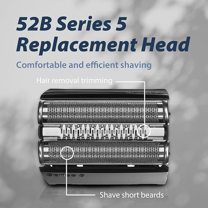 2P 52B replacement heads shaver Compatible with Series 5,Suitable for 5190cc, 5090, 5090cc, 5197cc, 5195cc. New welding upgrade.