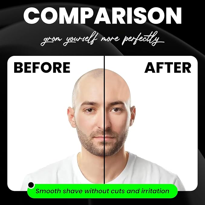 Head Shavers for Bald Men Electric Razor Detachable 7D Head Rotary Shavers, Nose Ear Face Body Hair Trimmer with Clippers IPX8 Waterproof Dry Wet Cordless Rechargeable Grooming Shaver