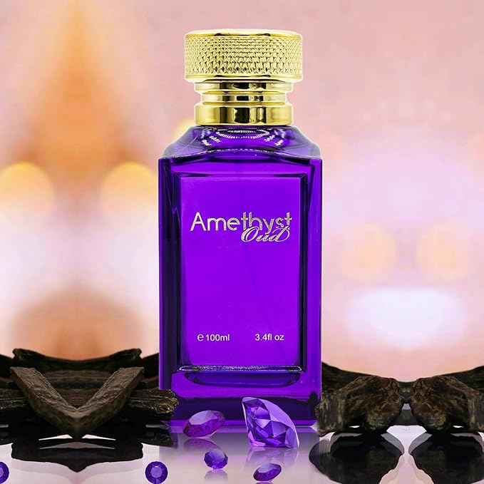 Amethyst Oud - Long Lasting Perfume for Women - Oud Cologne for Men - Floral Woody Fragrances - Women's Perfume - Mens Cologne - 3.4 oz