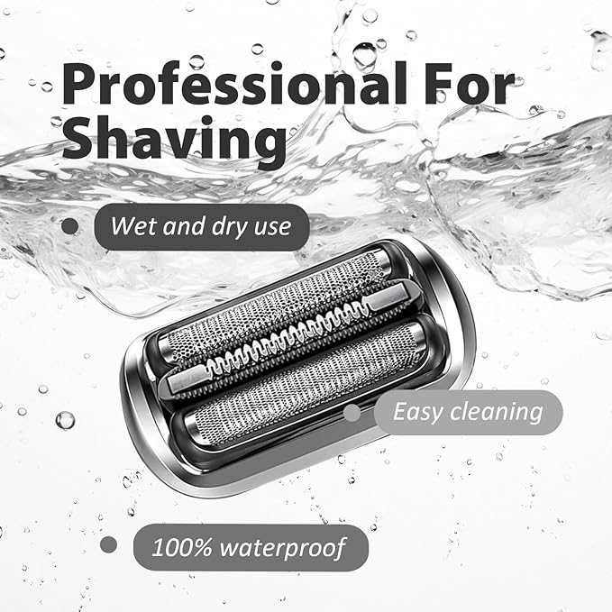 Series 74s Replacement Shaver Heads for Series 7 - Compatible with 7120s, 7125s,7127cs,7171cc,7175cc,Precision Blades Electric Razor Replacement Heads for Men, Fits All S7 Shavers.