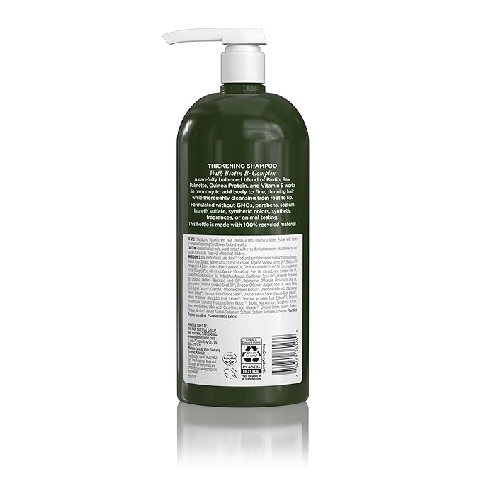 Avalon Organics Therapy Biotin B-Complex Thickening Shampoo,32 oz,(Pack of 2)