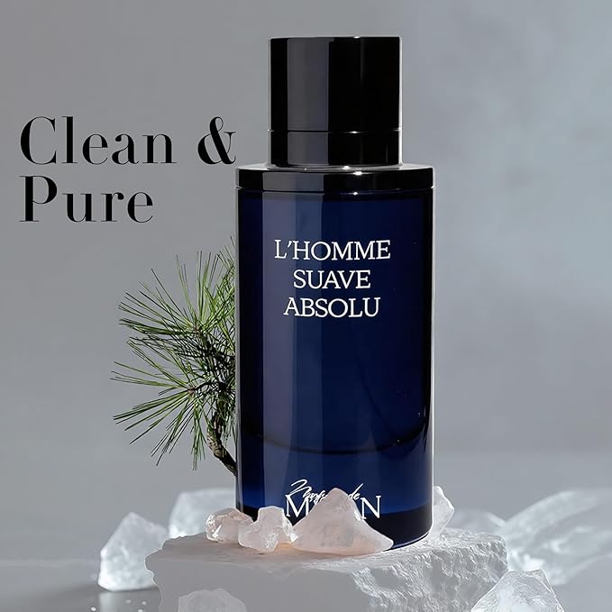 L’HOMME, Cologne for Men, Long Lasting EDP, Sophisticated Scent, Profound and Mysterious, Modern Men's Fragrance for Daily, 3.4 Fl Oz