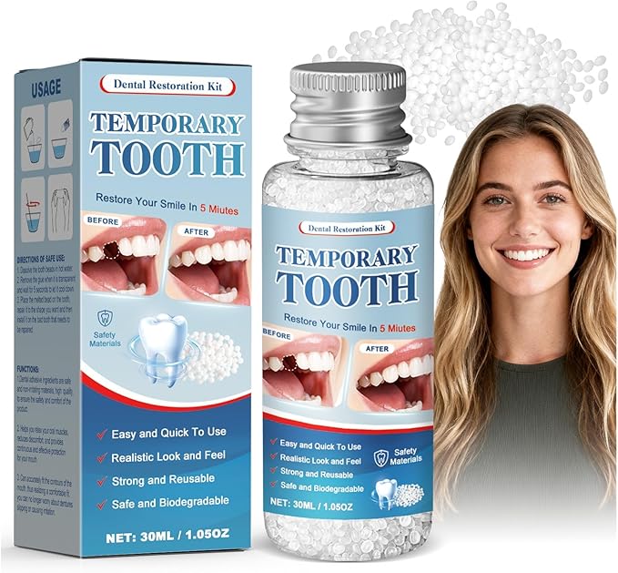 Tooth Repair Kit，Moldable Beads Instant Fix for Confident Smiles-30ML-N1