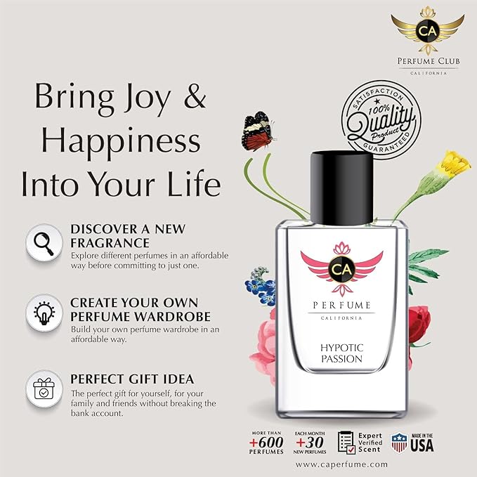 CA Perfume Impression of Athalia For Women Fragrance Concentrated Long Lasting Eau de Parfum Spray Refillable Atomizer Bottle 1.7 Fl Oz/50ml-X1