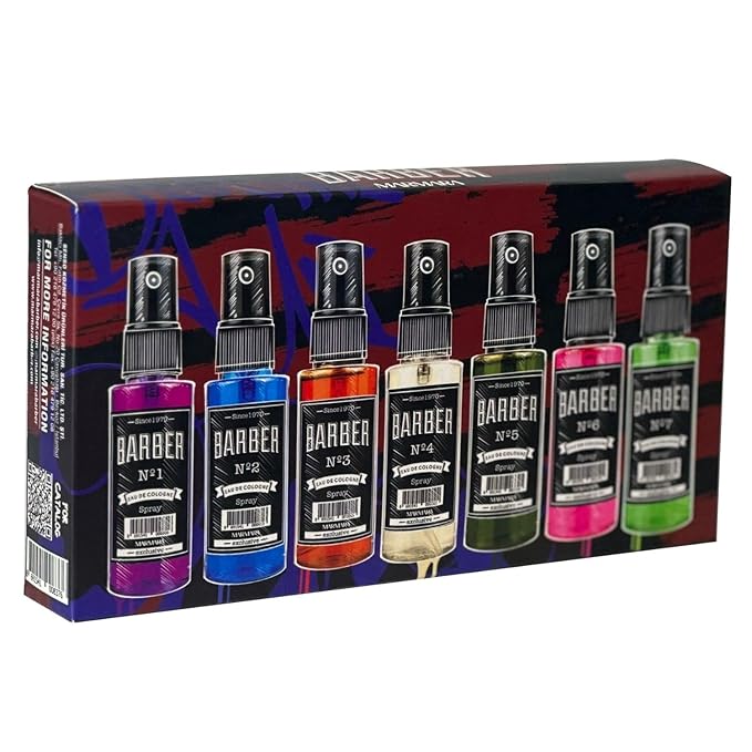 Marmara Barber Cologne - Best Choice of Modern Barbers and Traditional Shaving Fans Travel Size (50 ml, Travel Set)