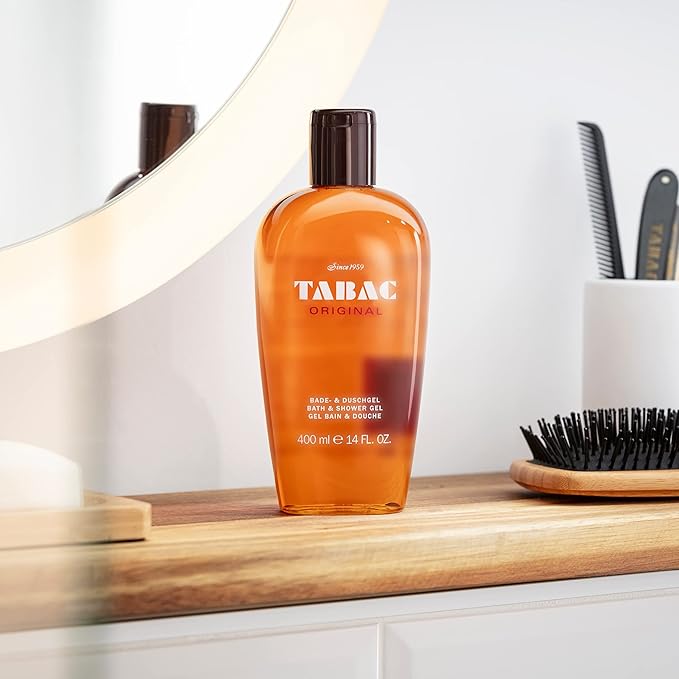 Tabac Original Bath and Shower Gel for Men by Maurer & Wirtz, 16 Ounce