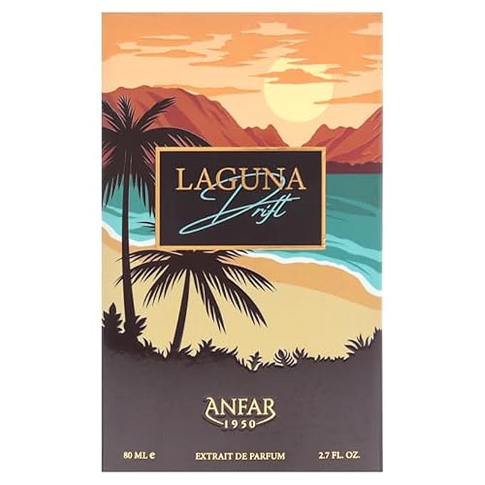 Anfar Laguna Drift - Perfume for Women and Men - Citrus Aromatic Woody Scent - Opens with Notes of Yuzu, Neroli, Rosemary, and Thyme - 2.7 oz