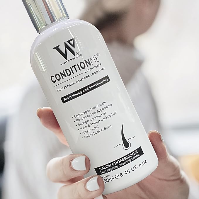 Watermans Hair Growth & Repair Conditioner, Boosts Hair Growth & Improves Density, Biotin & Niacinamide Infused for Thicker, Healthier Hair, Deep Hydration, Anti-Frizz & Breakage Defense, Sulfate-Free