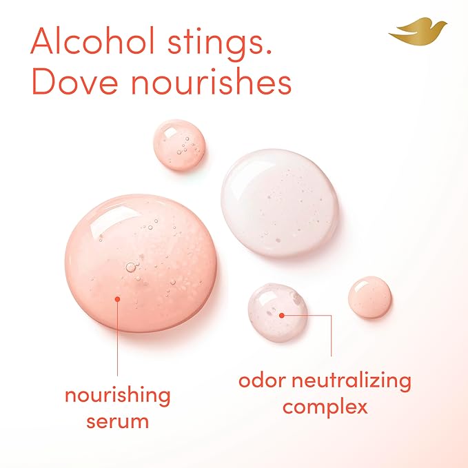 Dove Whole Body Deo Alcohol Free Deodorant Spray for Women Peach Glow 4 oz
