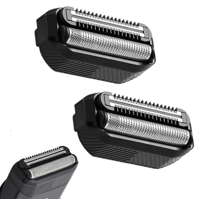 Replacement Foil Blade Compatible with MANSCAPED The Handyman，Foil Blades for Portable Men’s Travel Facial Hair Groomer(2Pack）