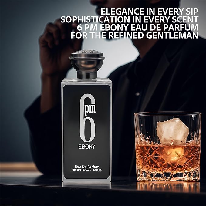 Men's Cologne Gift Set - Variety Pack of 4 Long Lasting Fragrances with 10ml Pheromone Cologne (6PM Ebony/6pm Mist/717 Sexy Men/6pm Royal)