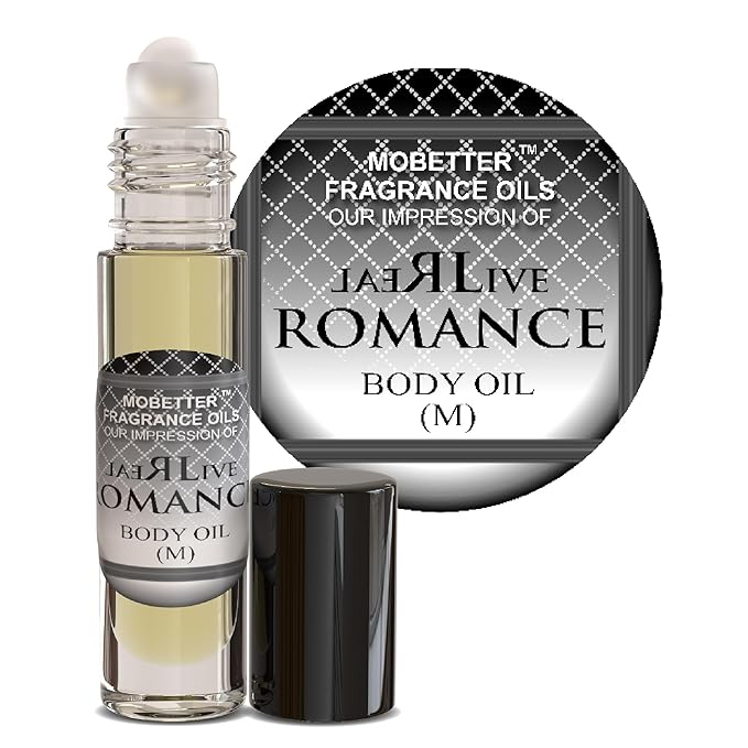 MOBETTER FRAGRANCE OILS Real Live Romance Men (M) Men Cologne Body Oil 10ml rollon