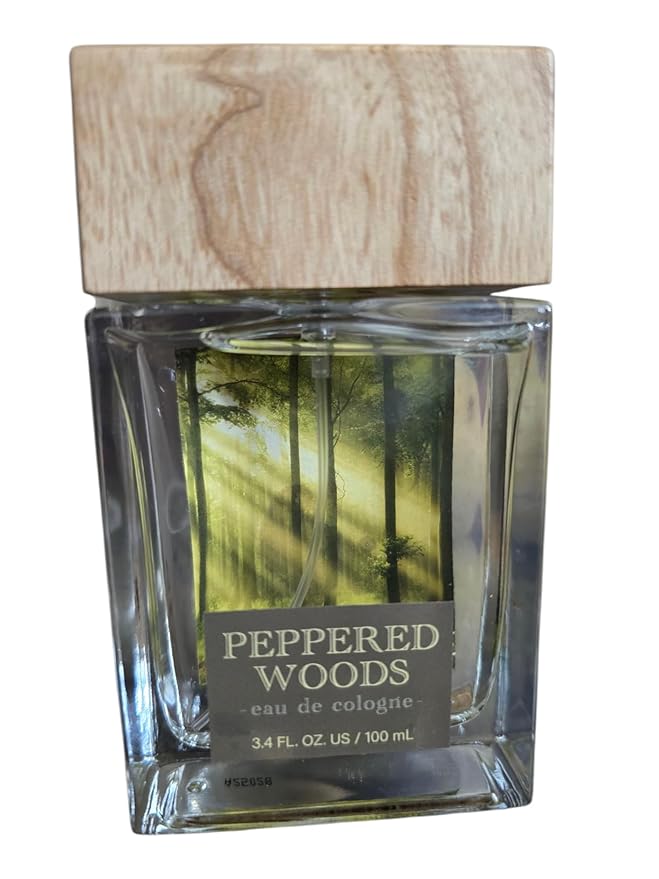 Tru Fragrance Peppered Woods Eau De Cologne 3.4.fl.oz With Notes Black Pepper, Mandarin & Smoked Sandalwood New 100ML Unboxed