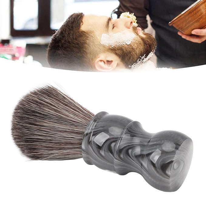 Shaving Brush for Men, Professional Beard Brush with Soft Synthetic, Quick Foaming Grooming Brush for Efficient Cleaning, Comfortable Handle for Smooth Shaving Experience
