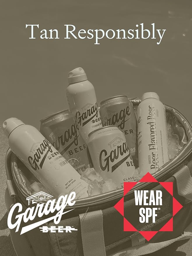 Garage Beer WearSPF 50 Performance Sport Sunscreen Spray, 6 Fl oz.
