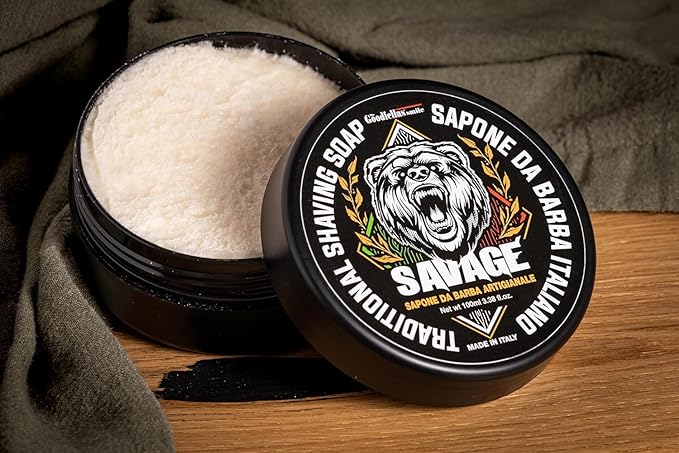The Goodfellas' smile, SAVAGE Shave Soap and Afltershave Splash Bundle, Made in Italy
