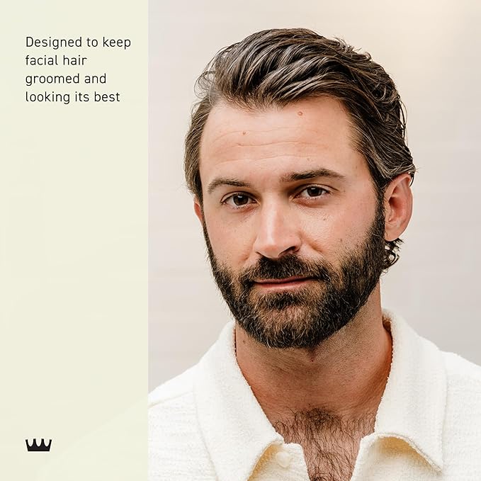 Cremo Beard Accessories, Beard and Mustache Stainless Steel Beard Shears with Synthetic Leather Carrying Case and Comb - Shape, Style And Groom Any Length Facial Hair