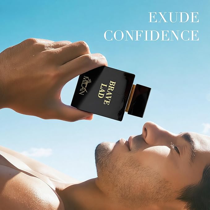BRAVE LAD, Men's Cologne Gift, Long Lasting EDP Fragrance, Perfume for Men with Bold Character, Masculine Scent Ideal for Daily Use, 3.4 Fl Oz