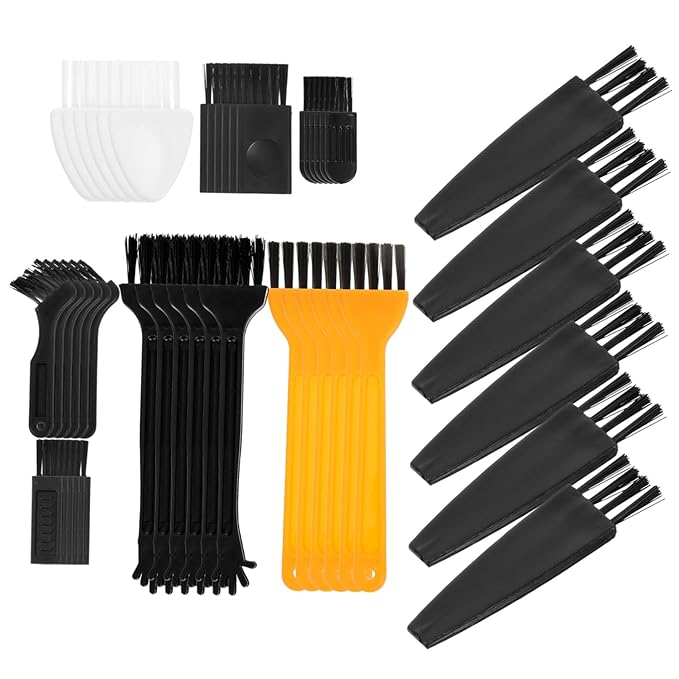 FRCOLOR 144pcs Electric Shaver Hair Clipper Cleaning Brush Compact Cleaner for Keyboard Fans and Car Dashboard Maintenance
