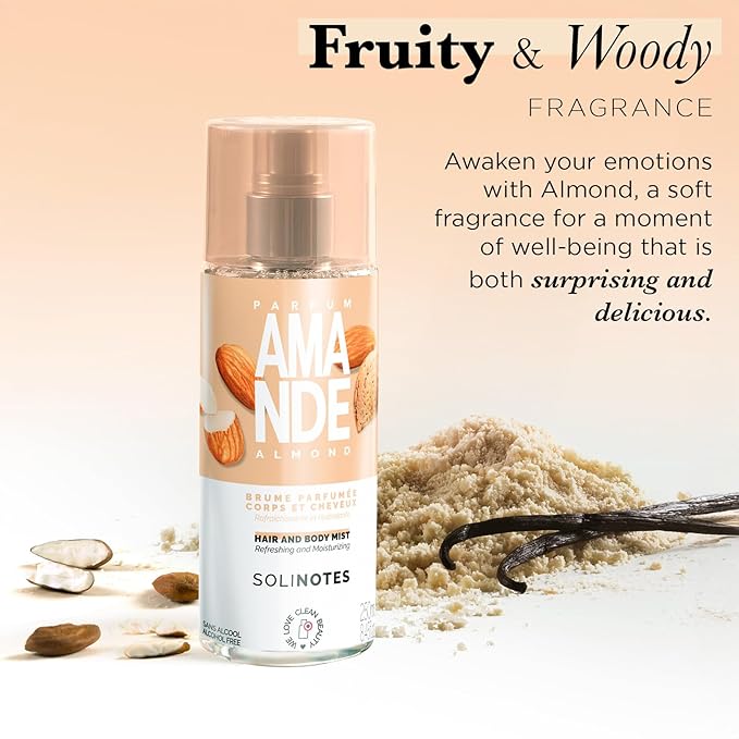 Amande Brume parfumée 250ml Solinotes