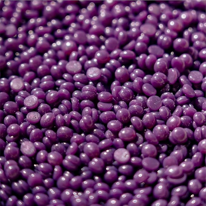 KoluaWax Hard Wax Beads for Hair Removal – Coarse Hair Formula – Face, Brazilian, Underarms, Back Chest, Bikini Waxing – Lavender Bliss, 1lb Refill for Wax Warmers & 10 Large Applicator Sticks, 2 Pack