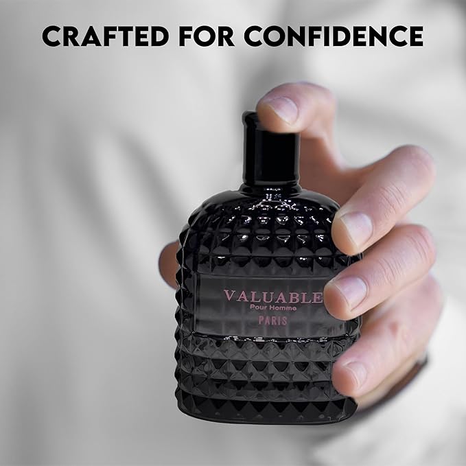 Men's Cologne Gift Set Include Valentine Milano,Valentine,Vintage Heroes Noir & Valuable Paris - 3.4 Fl Oz Each | Vanilla Bourbon, Leather & Amber Floral Fragrance Eau de Toilette Perfume