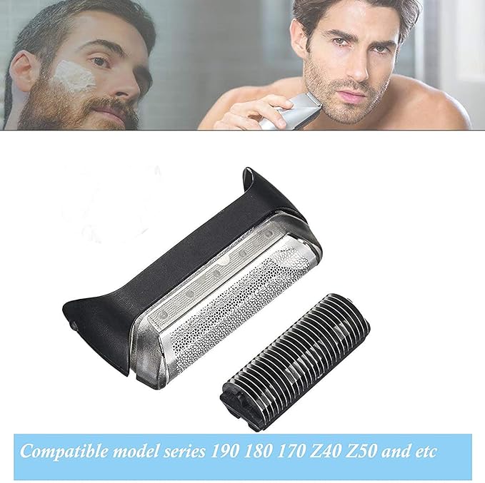 2026 Upgraded 10B Replacement Foil & Cutter Compatible with Bra-un Cruzer/Series 1, 10B/20B 1000/2000 Series Replacement Shaver Head Set Fits for 170 180 190 1735 1775 5728 5729 170S