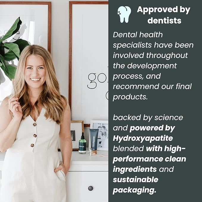 Nudge 10% Nano Hydroxyapatite Toothpaste, Enamel Friendly Advanced Clean, Fluoride Free & SLS Free, Natural Cinnamon & Clove, 4.5 oz (Pack of 2)