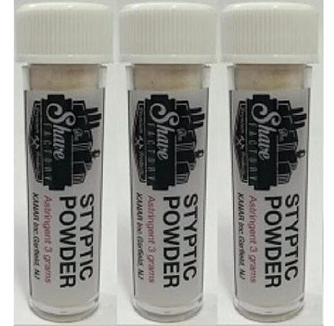 The Shave Factory Neck Relief Styptic Powder, 3gr, 24 Pcs Display, 3 Gram
