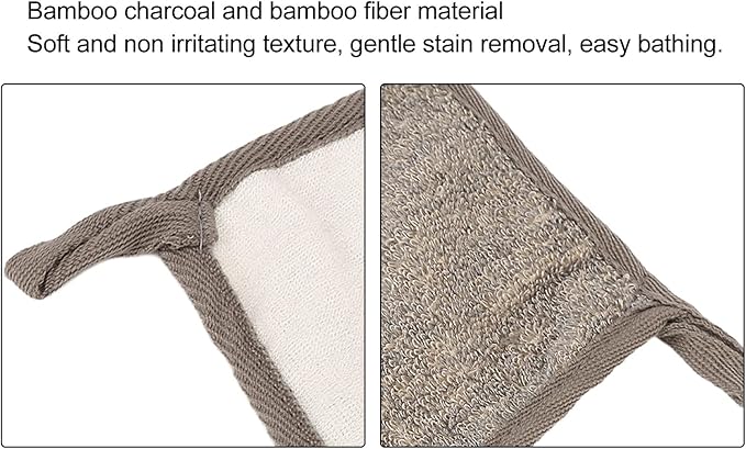 5PCS Exfoliating Washcloth for Face and Body, Dual Textured Wash Cloths for Showering, Travel Shower Rag Body Scrubber Face Wash Cloth for Women and Men (10.23 x 9.45inch)