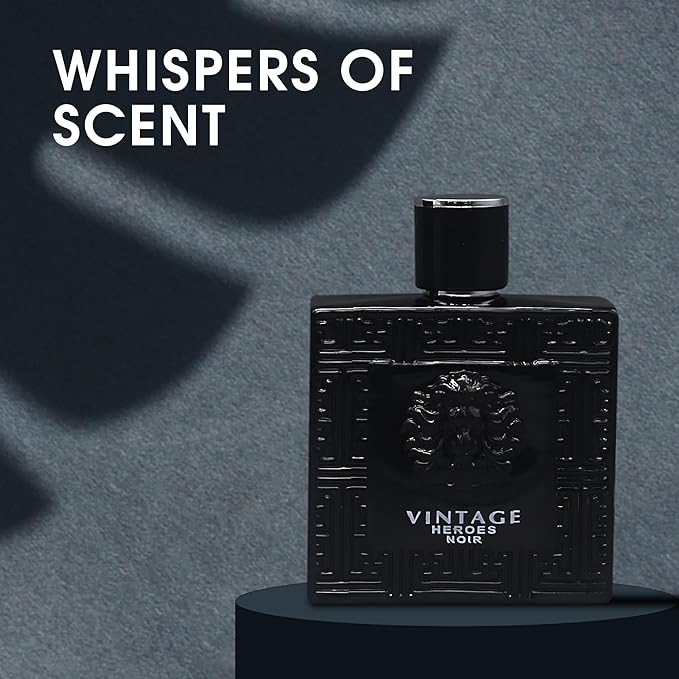 Verse Adonis&Vintage Heroes Noir Combo Men Cologne 3.4 Fl. Oz Men's Perfume Refreshing Combination of Woody Floral & Fruity Scents Eau De Parfum for Men Lasts All Day Best Gift for Any Occasion