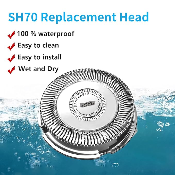 SH70/71 Replacement Heads Compatible with Philips Norelco Series 7000, Replacement Blades Compatible with Philips Electric Shaving Series 7000 S7311 S7370 S7530