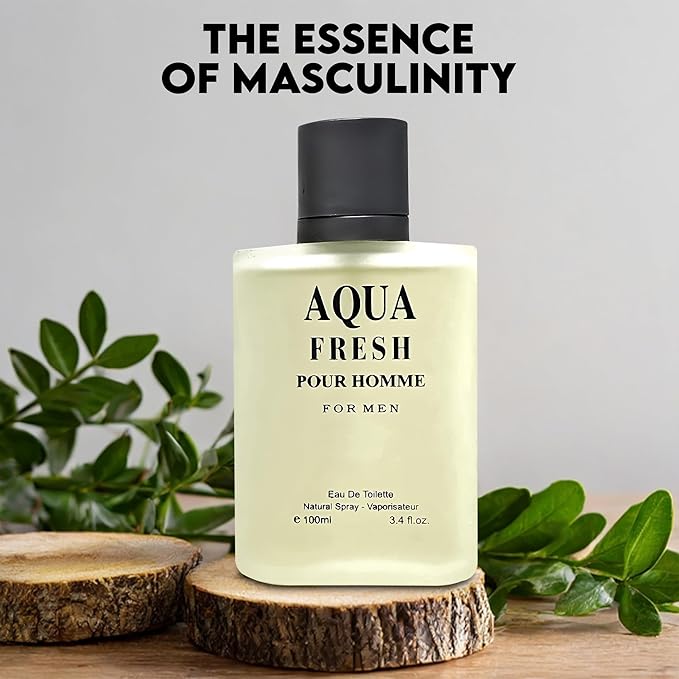 Verse Adonis&Aqua Fresh Combo Men Cologne 3.4 Fl. Oz Men's Perfume Refreshing Combination of Woody Floral & Fruity Scents Eau De Parfum for Men Lasts All Day Best Gift for Any Occasion